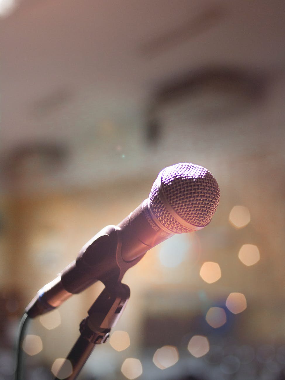 close up photography of microphone