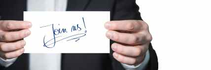 advertisement businessman hands handwriting