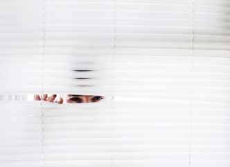 photography of person peeking