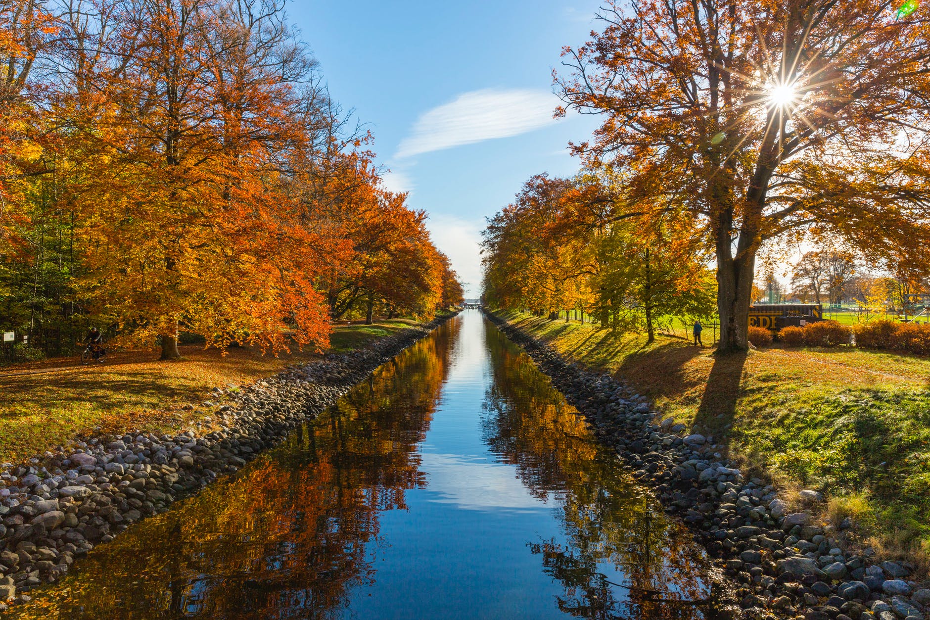 canal nature outdoors park